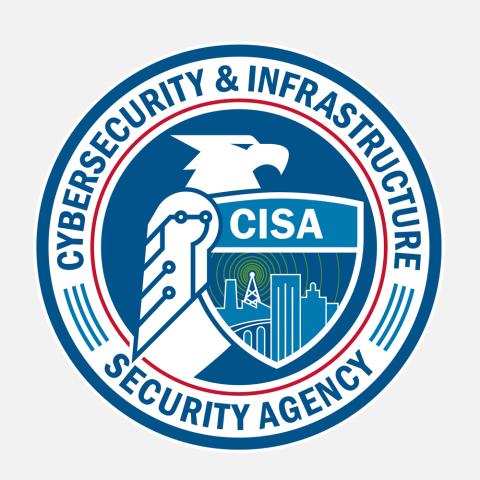CISA logo with gray background