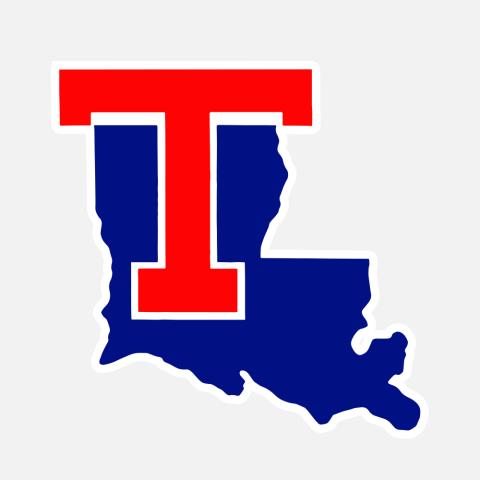 louisiana tech logo with gray background