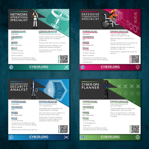 Image of 4 career profiles